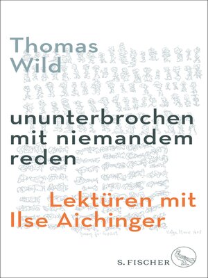 cover image of ununterbrochen mit niemandem reden